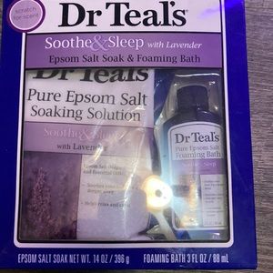 Dr teals epsom salt and soap soaking kit